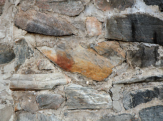 Image showing Wall of stone