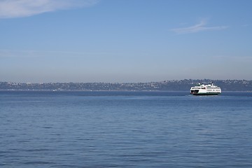 Image showing Retreating Ferry