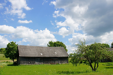 Image showing Wooden shed