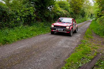 Image showing S. Mcgirr driving Toyota Starlet