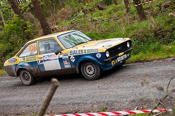 Image showing M. Nevin driving Ford Escort