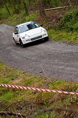 Image showing M. Ryan driving Honda Civic