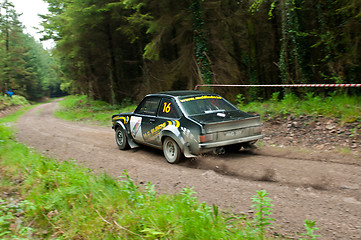 Image showing M. Conlon driving Ford Escort