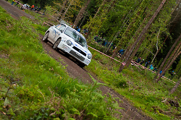 Image showing J. Connors driving Subaru Impreza