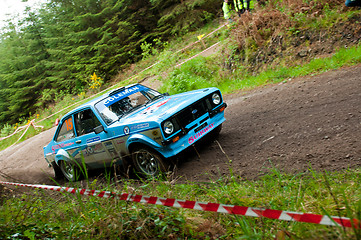 Image showing J. Coleman driving Ford Escort