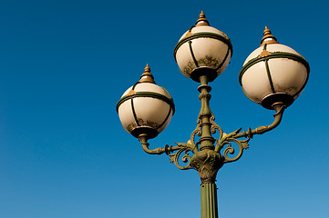 Image showing Antique lamp post