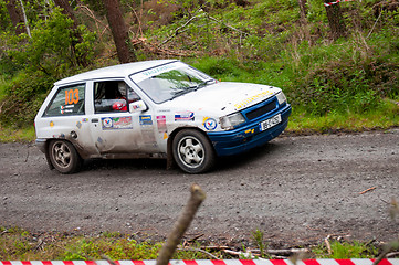 Image showing J. Shinnors driving Opel Corsa