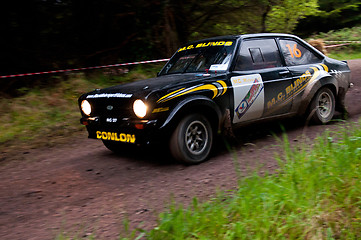 Image showing M. Conlon driving Ford Escort