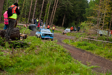 Image showing J. Coleman driving Ford Escort