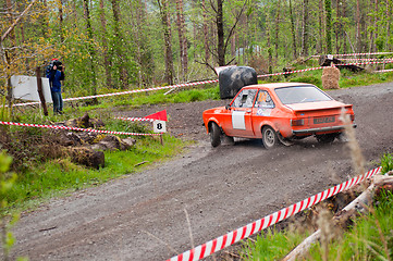 Image showing J. Kenneally driving Ford Escort