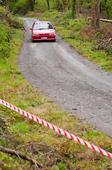 Image showing S. Lane driving Toyota Corolla