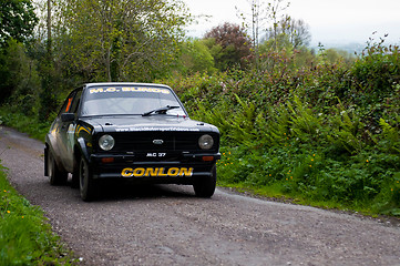 Image showing M. Conlon driving Ford Escort