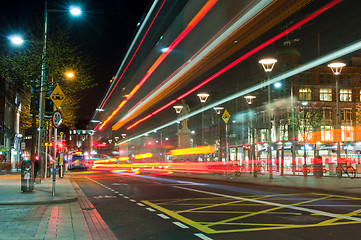 Image showing Dublin at night