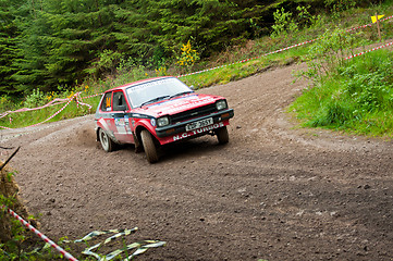 Image showing S. Mcgirr driving Toyota Starlet
