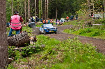 Image showing M. Sheahan driving Ford Escort