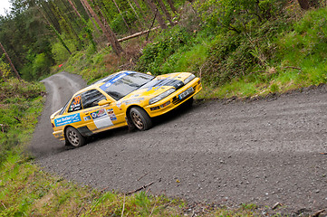 Image showing C. Butler driving Honda Integra