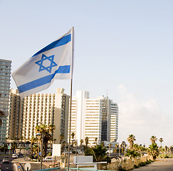 Image showing skyline cityscape Tel Aviv Israel