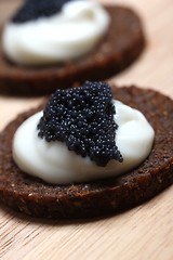 Image showing caviar piecemeals