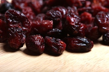 Image showing dried cranberries