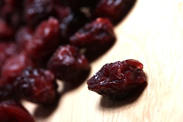 Image showing dried cranberries