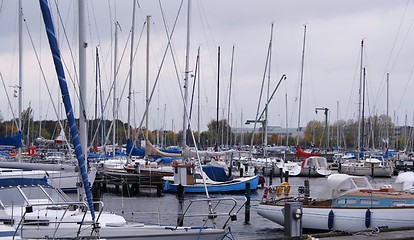 Image showing Sailboat Harbor