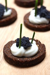 Image showing caviar piecemeals