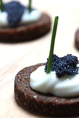 Image showing caviar piecemeals