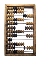 Image showing Old wooden abacus