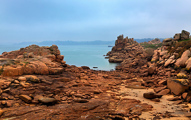 Image showing Pink Granite Coast