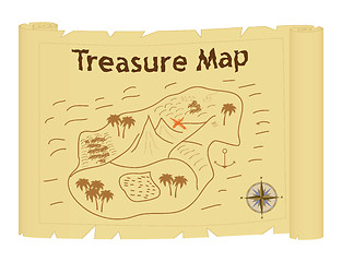 Image showing treasure map