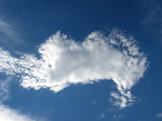 Image showing Evening landscape with clouds