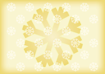 Image showing background with snowflakes