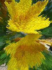 Image showing Yellow and green background