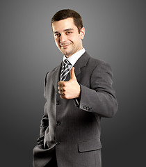Image showing Business Man Shows Well Done
