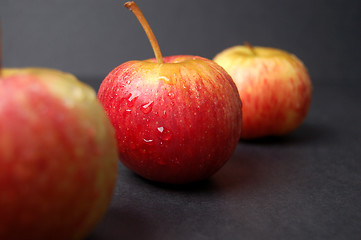 Image showing Wet Apples