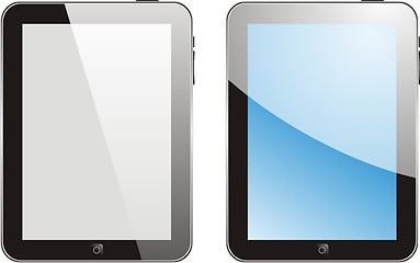 Image showing Vector concept tablet  PS, IPAD. No transparency effects. EPS8 Only