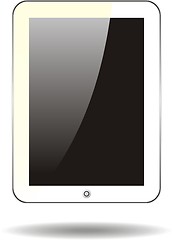 Image showing Vector concept tablet  PS, IPAD. No transparency effects. EPS8 Only