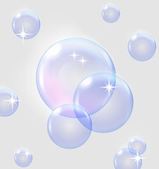 Image showing bubbles background , EPS10
