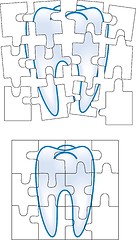 Image showing tooth puzzle