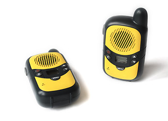 Image showing walkie talkie on white background