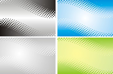 Image showing abstract halftone background in vector 