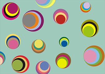 Image showing color circles background