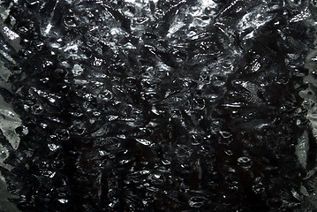 Image showing dark glass background  abd texture  