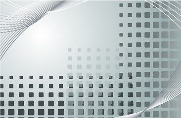 Image showing abstract halftone background in vector 