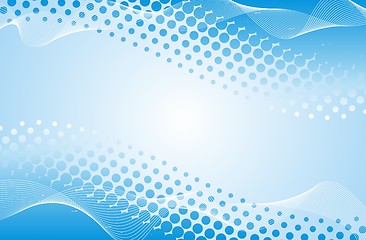 Image showing abstract halftone background in vector 