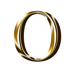 Image showing gold number symbol