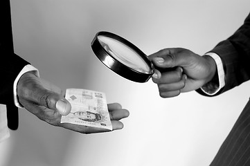 Image showing Money Inspection