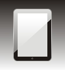 Image showing Vector concept tablet  PS, IPAD. No transparency effects. EPS8 Only