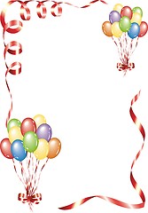 Image showing balloon background 