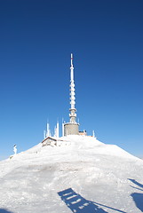 Image showing tower in rsnow mountains